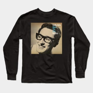 Buddy Holly Down The Line Rarities Album Cover Long Sleeve T-Shirt